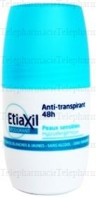 ETIAXIL Déodorant anti-transpirant 48h roll on 50ml