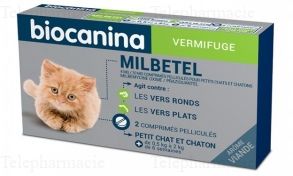 BIOCANINA Milbetel chat/chaton comprimés pelliculésx2