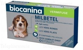 BIOCANINA Milbetel petit chien/chiot comprimés sécablesx2