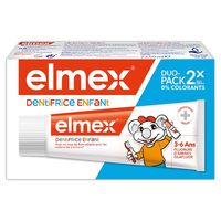 ELMEX Dentifrice Enfant 3-6ans Lot de 2 * 50ml