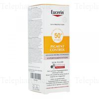 EUCERIN Sun Protection - Pigment control fluide solaire visage SPF 50+ tube 50ml