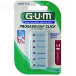 GUM Brossettes proxabrush click n°622 - 1.4mm x 6