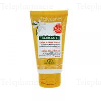 KLORANE Monoï - Crème solaire sublime visage SPF50 tube 50ml