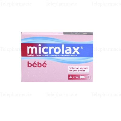 MICROLAX bébé x4
