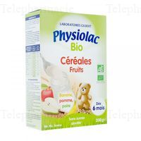 PHYSIOLAC CEREALES BIO Far fruits B/200g