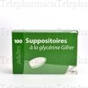 SUPPOSITOIRES à la GLYCERINE Adultes GIFRER Boîte de 100 suppositoires