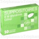 SUPPOSITOIRES à la GLYCERINE Adultes GIFRER Boîte de 50 suppositoires