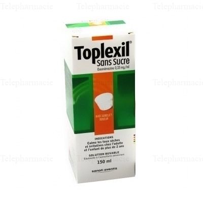 TOPLEXIL 0,33 mg/ml sans sucre